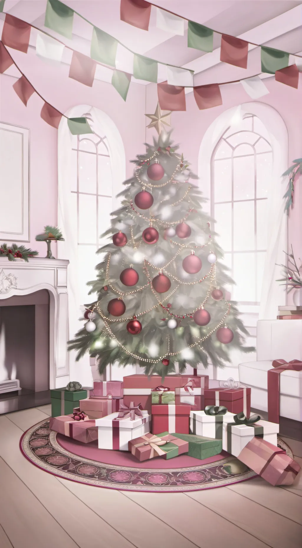 ai character: Xmas Story  background