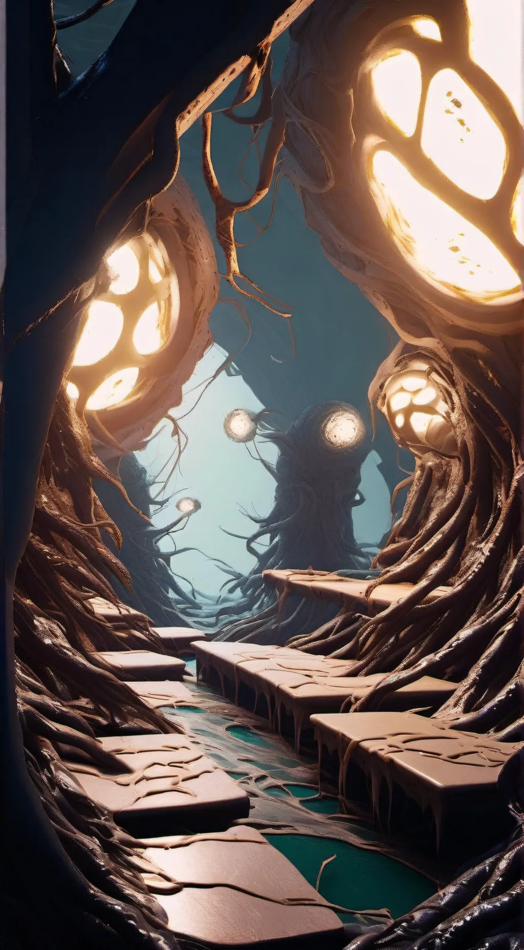 ai character: xeno nest background