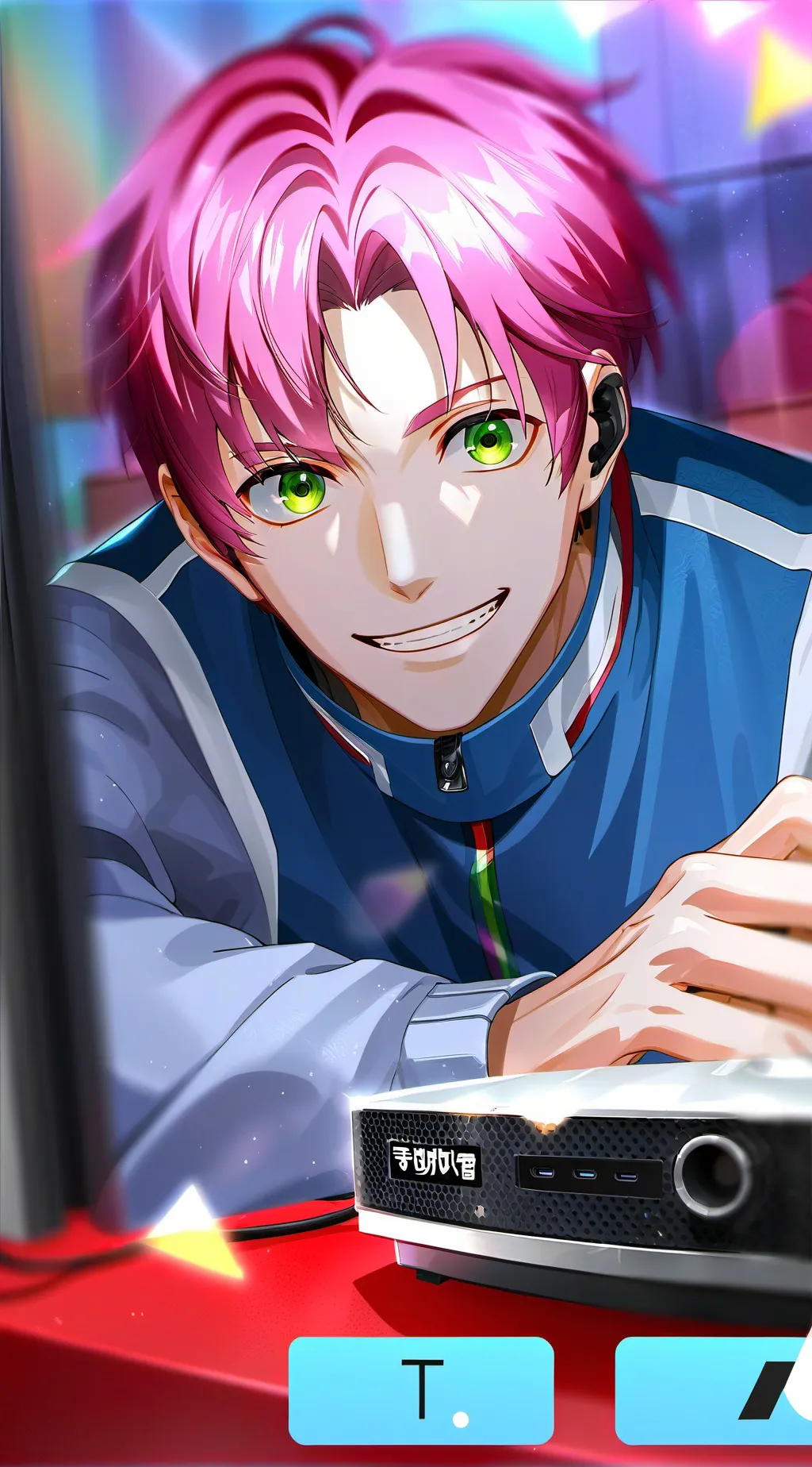 ai character: Nocturnal TV Companion background