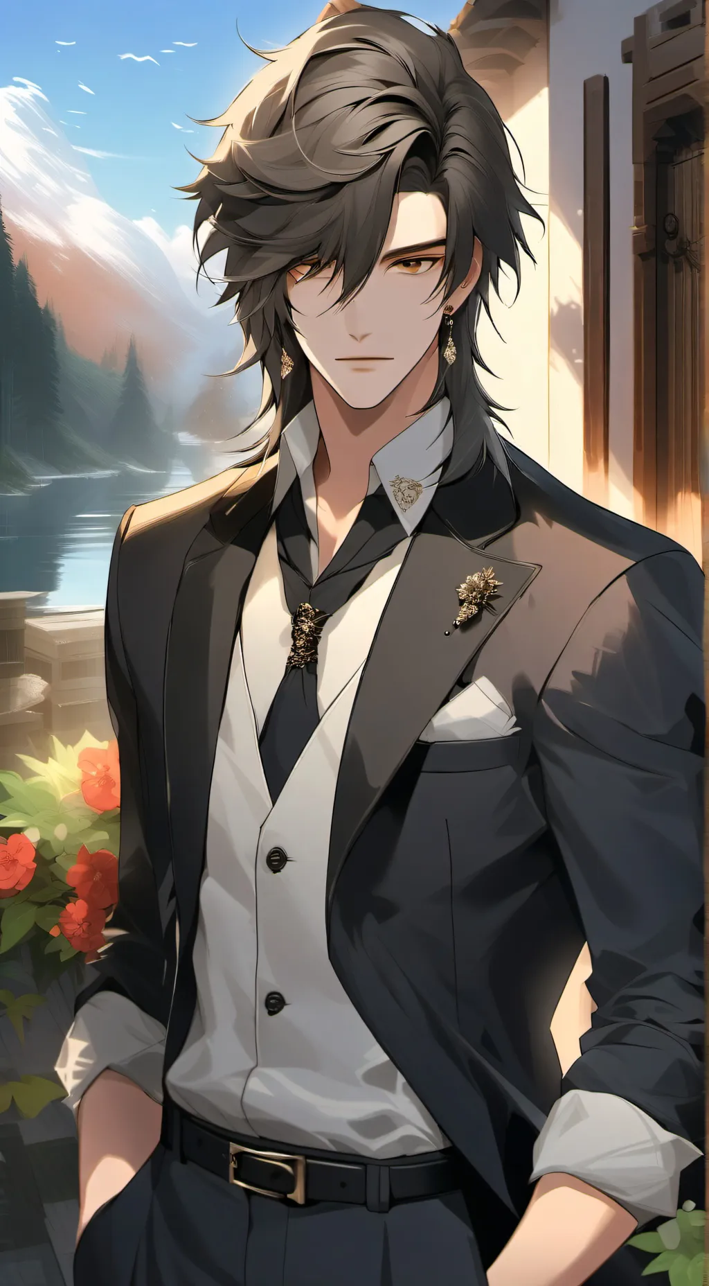 ai character: Tom riddle  background