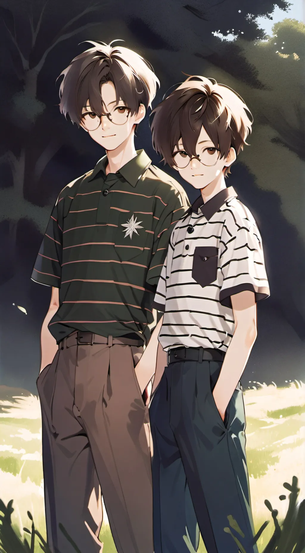 ai character: юши И куши background