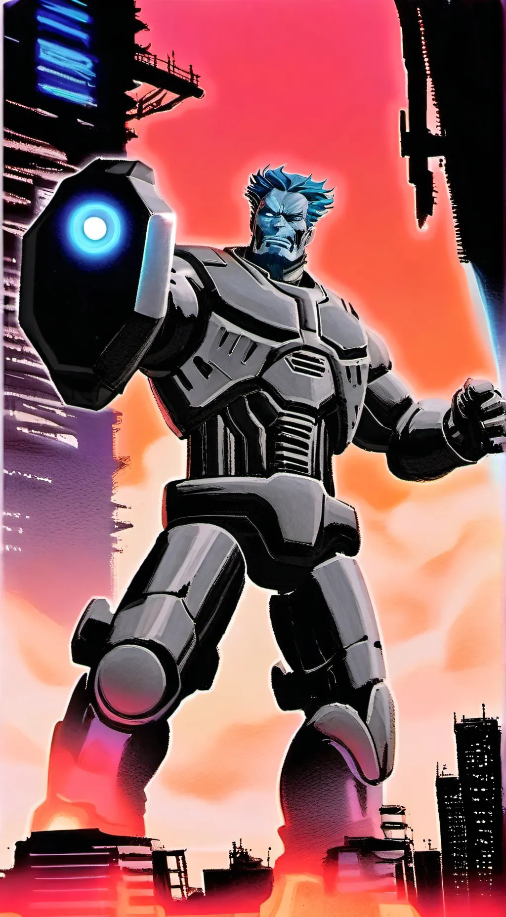 ai character: skibidi toilet  background