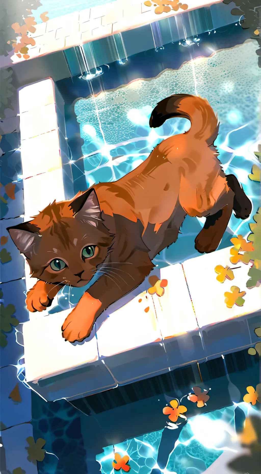 ai character: swim team (dfrent) background