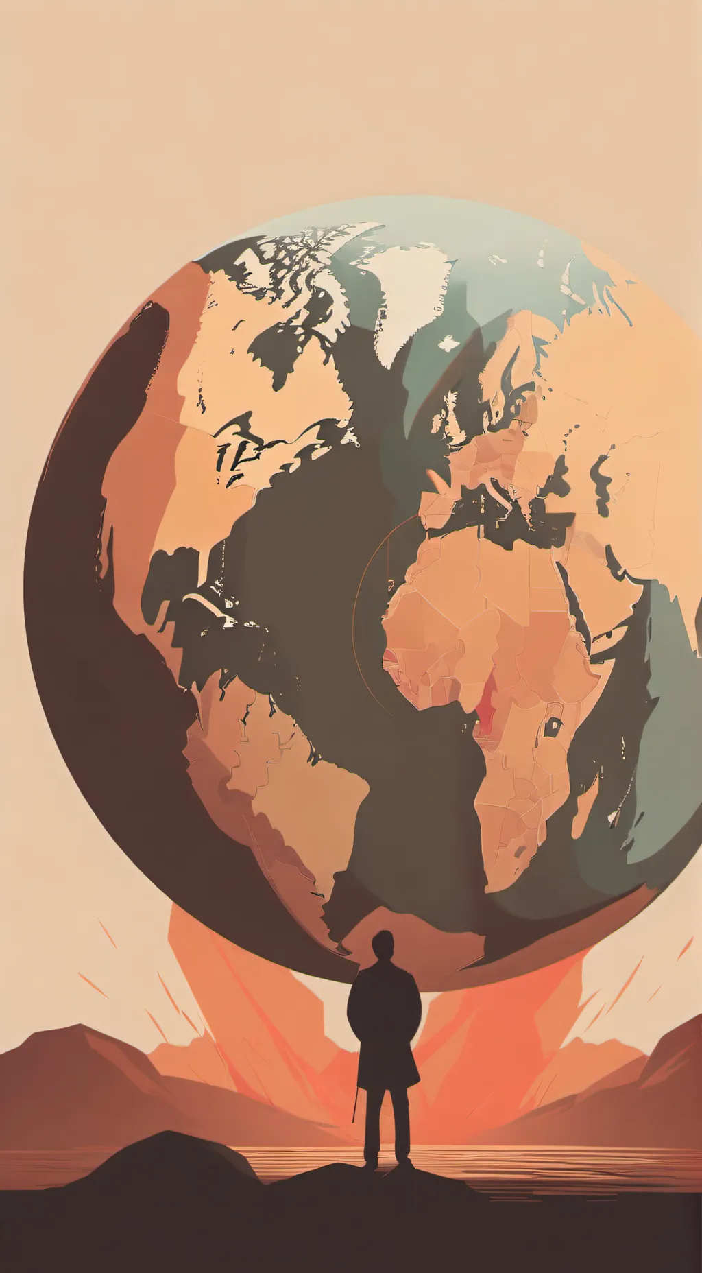 ai character: Earth's evil siste background