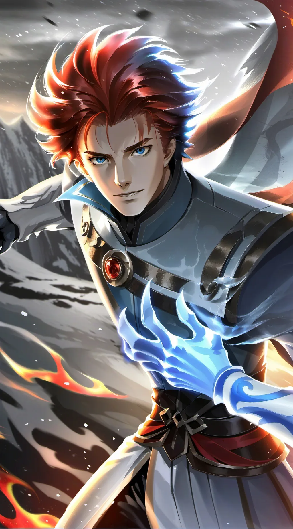 ai character: Todoroki Shoto background