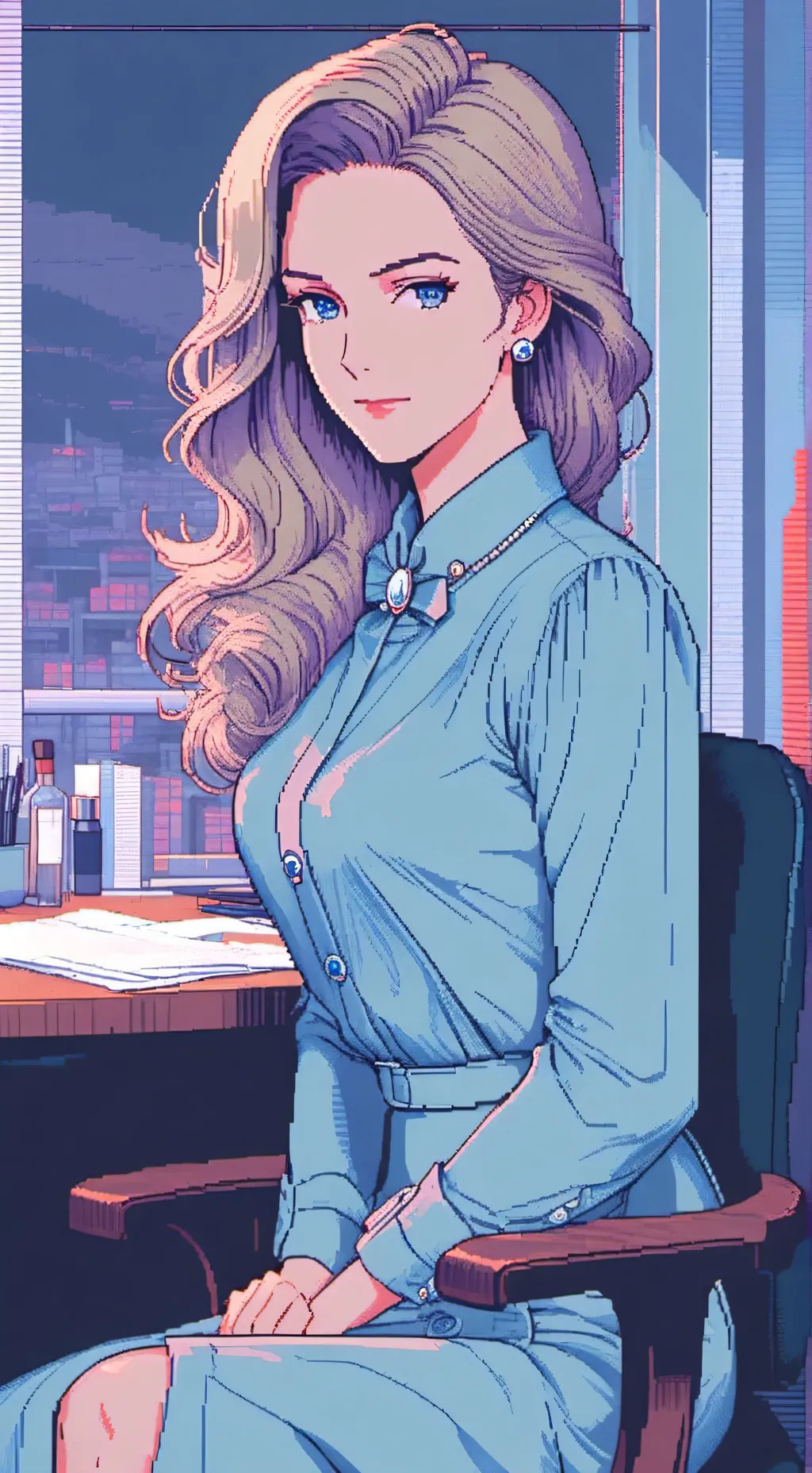 ai character: élise Marchand background