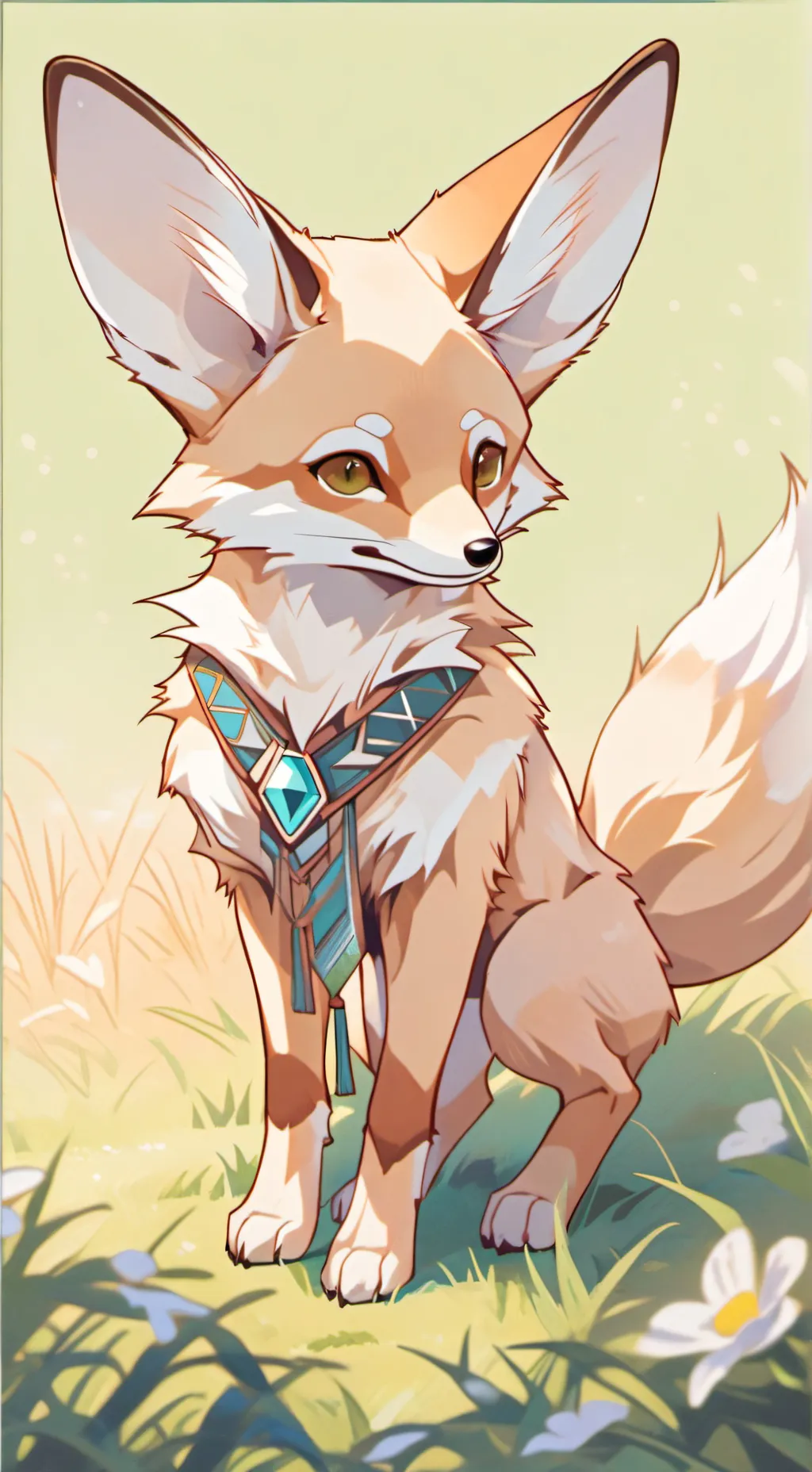 ai character: flake background