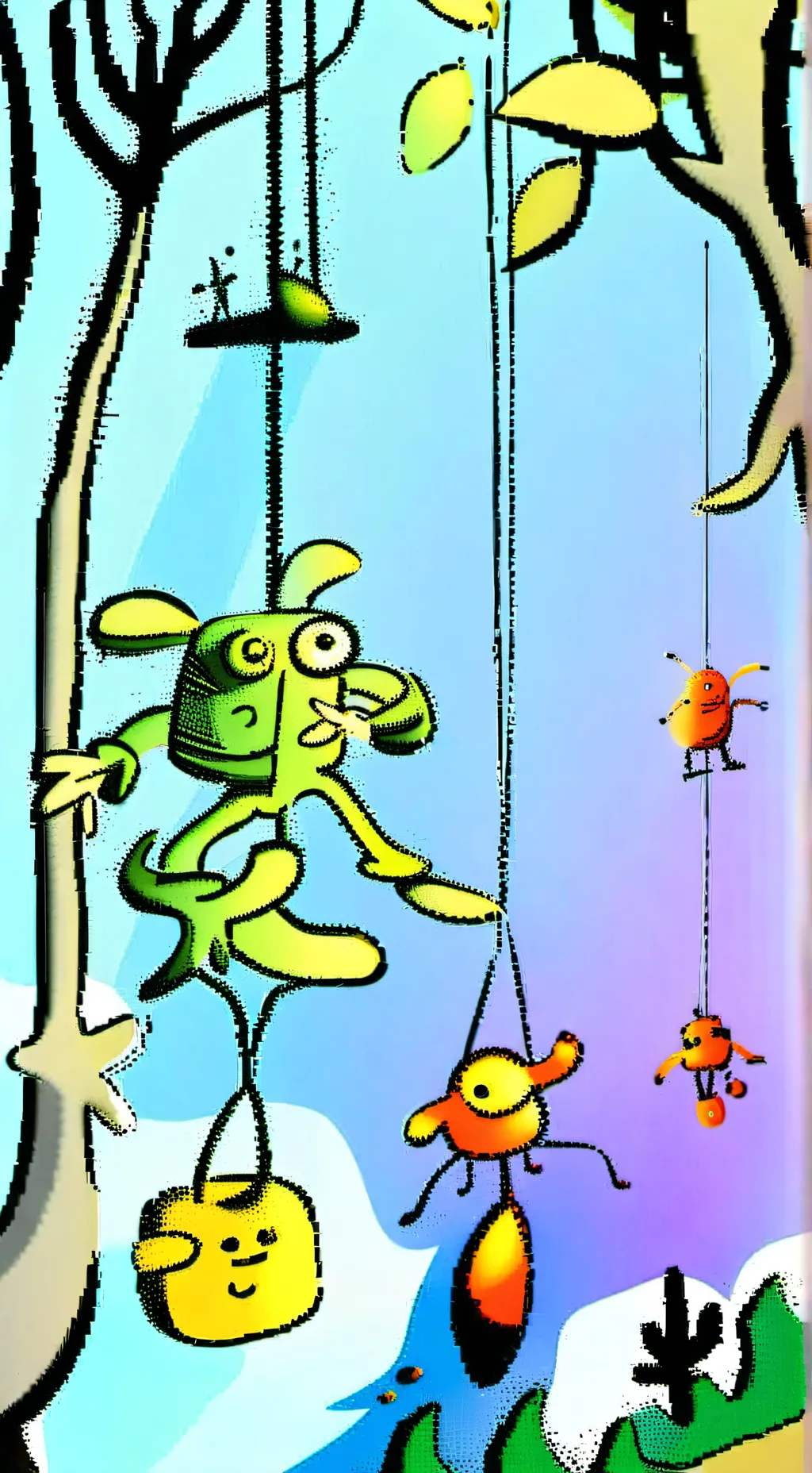 ai character: sprunki mortality  background