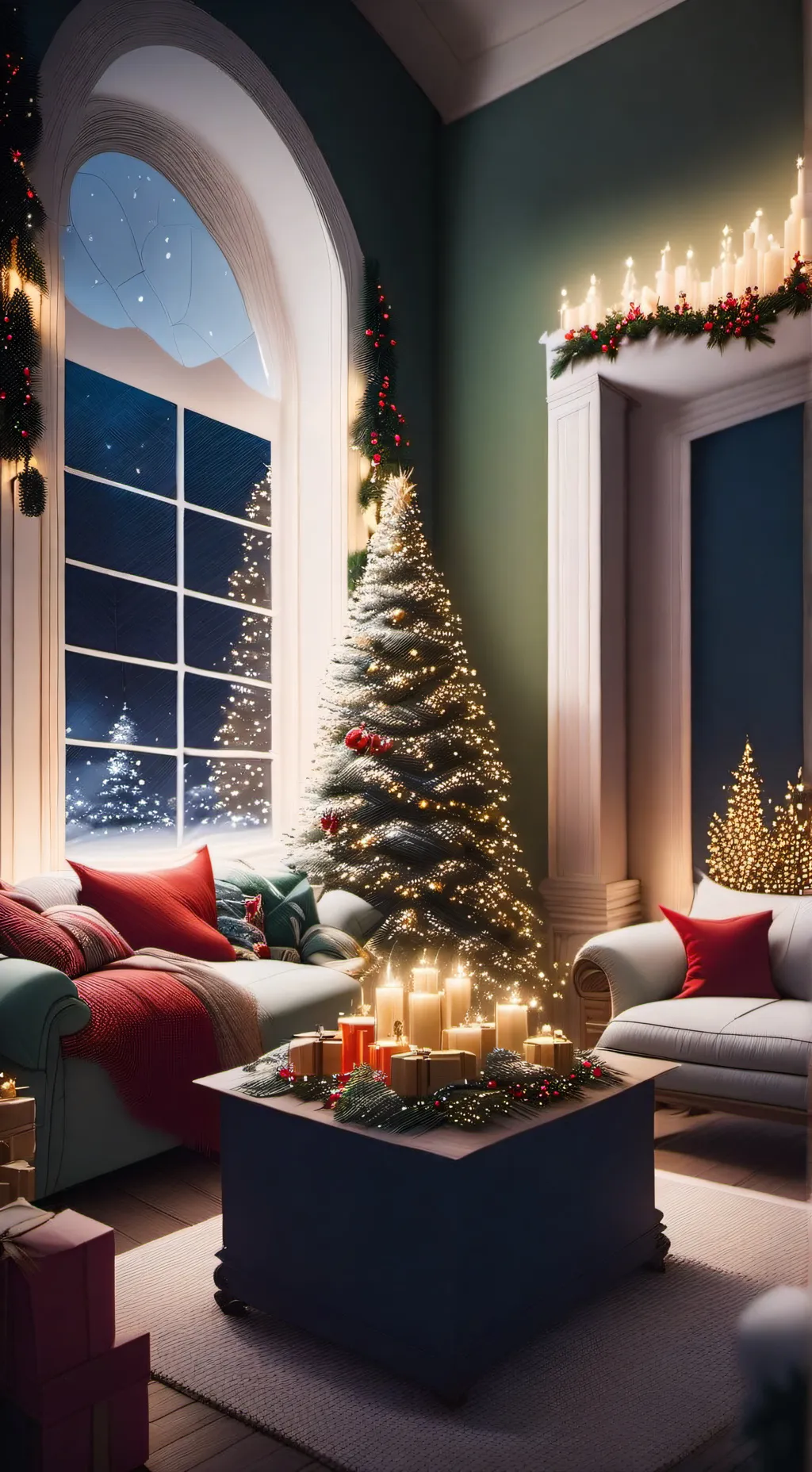 ai character: dw navidad background