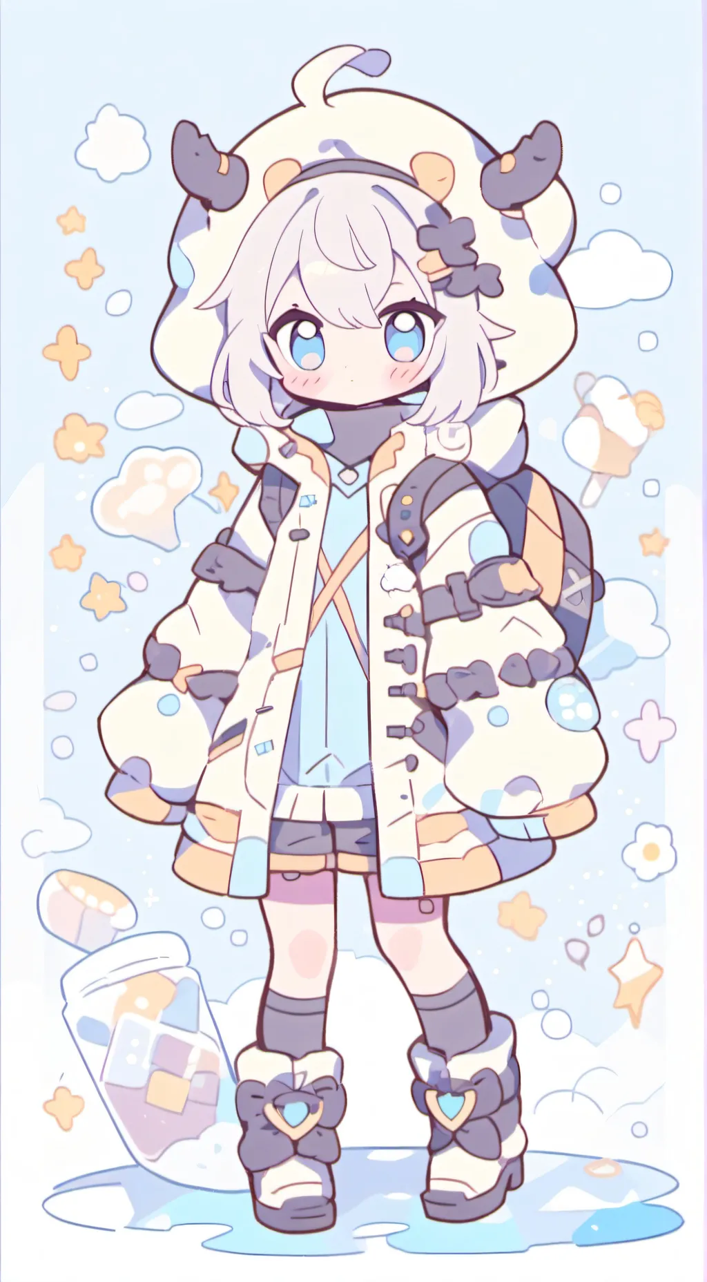 ai character: Mha adoption  background