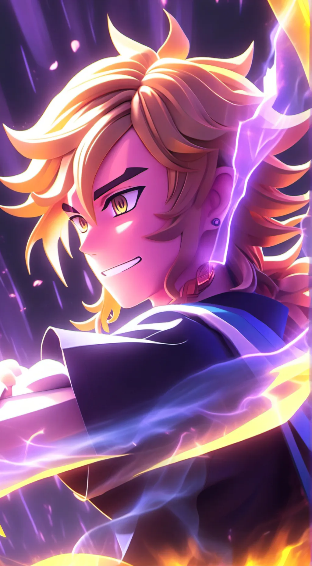 ai character: zenitsu  background