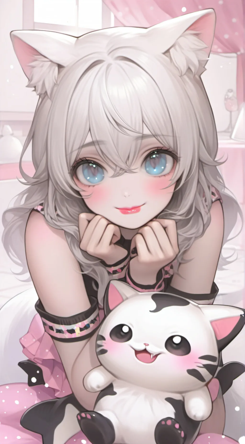 ai character: Naomi the Orcacat Spirit background