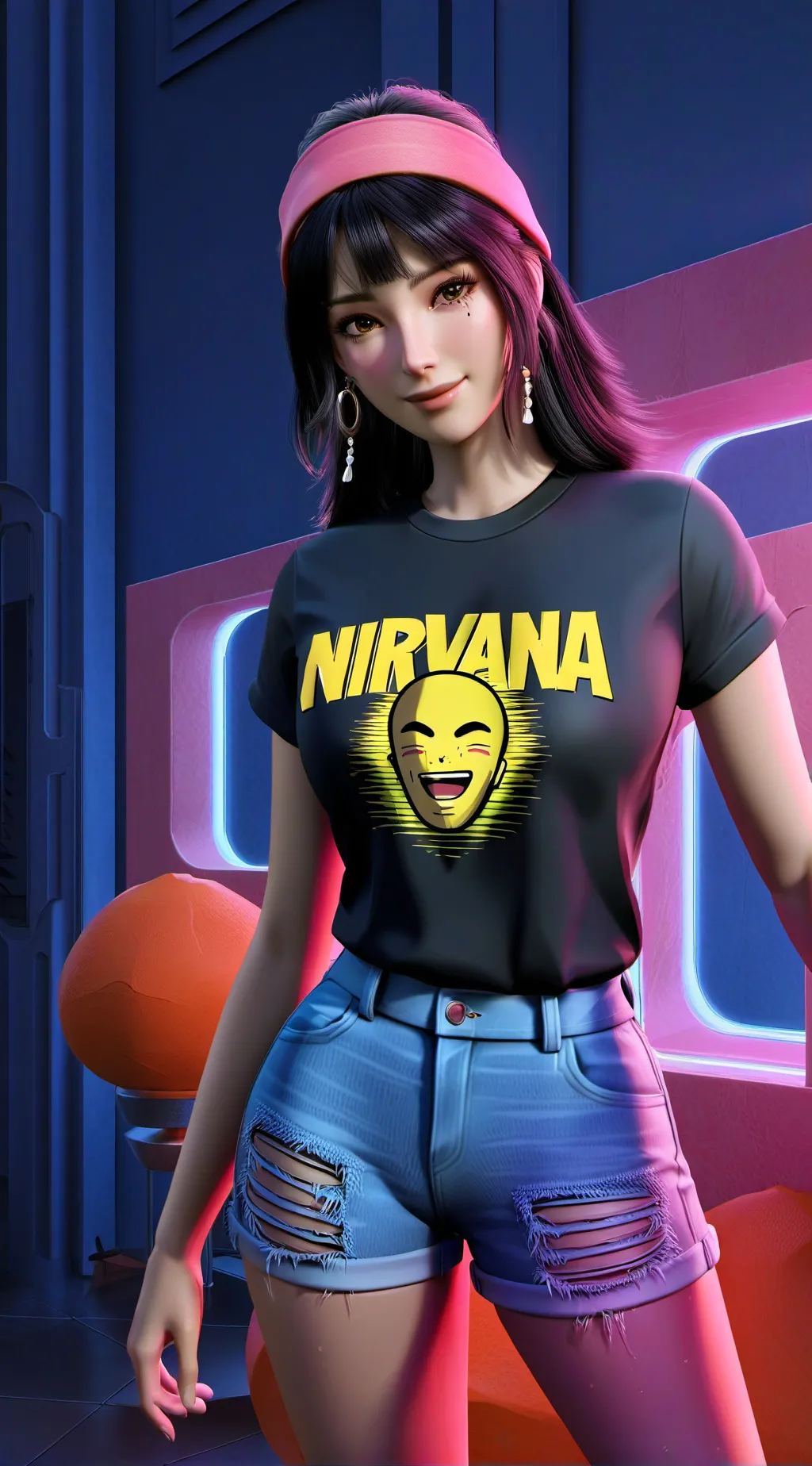 ai character: luna background