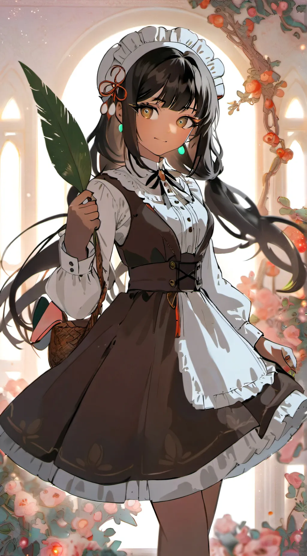 ai character: fossilcleaning background