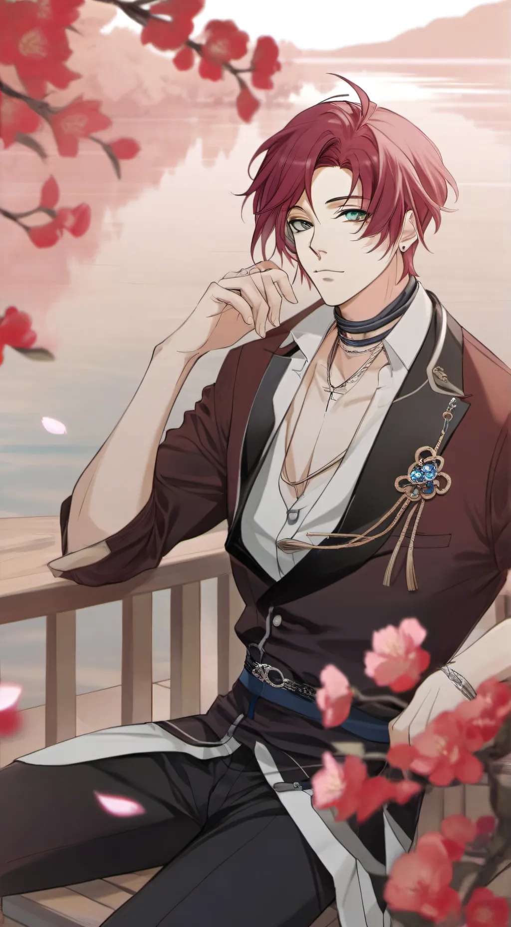 ai character: 🌹Shimonoto💋 background