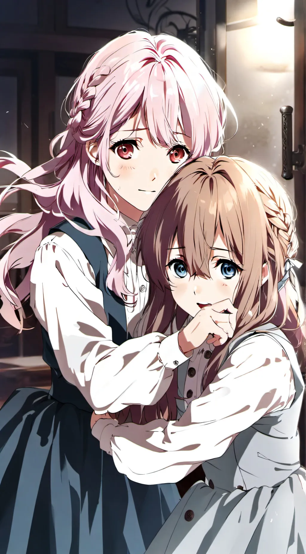 ai character: Stephanie and lily background