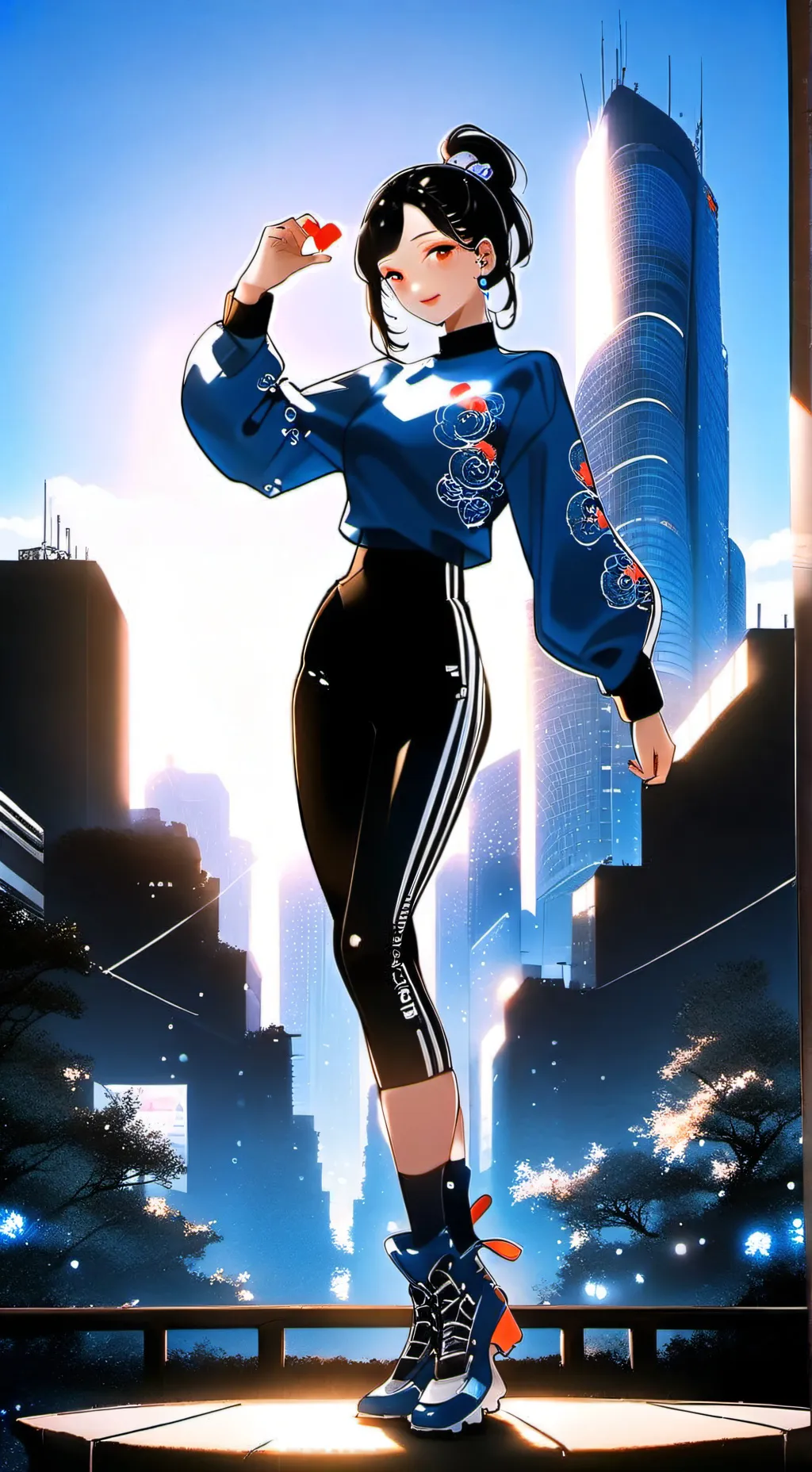 ai character: tu robrot 🍑👈🏻😍🍒😏 background