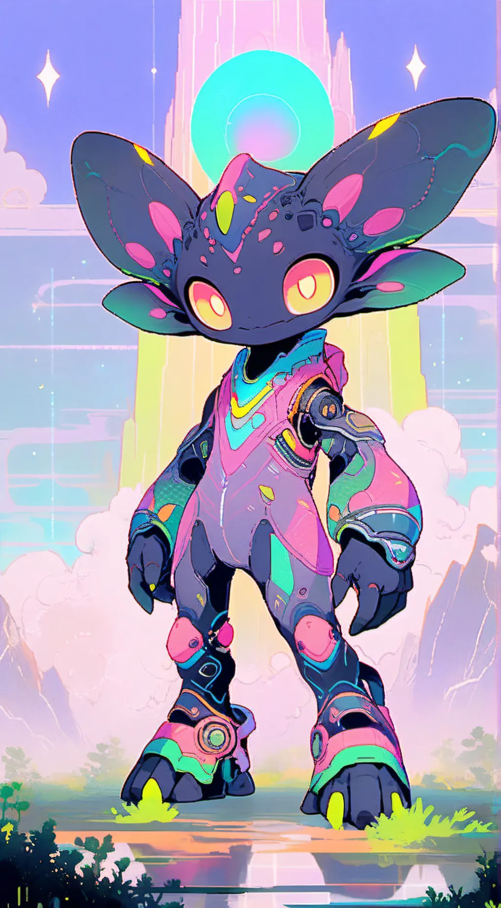 ai character: Axølo  background