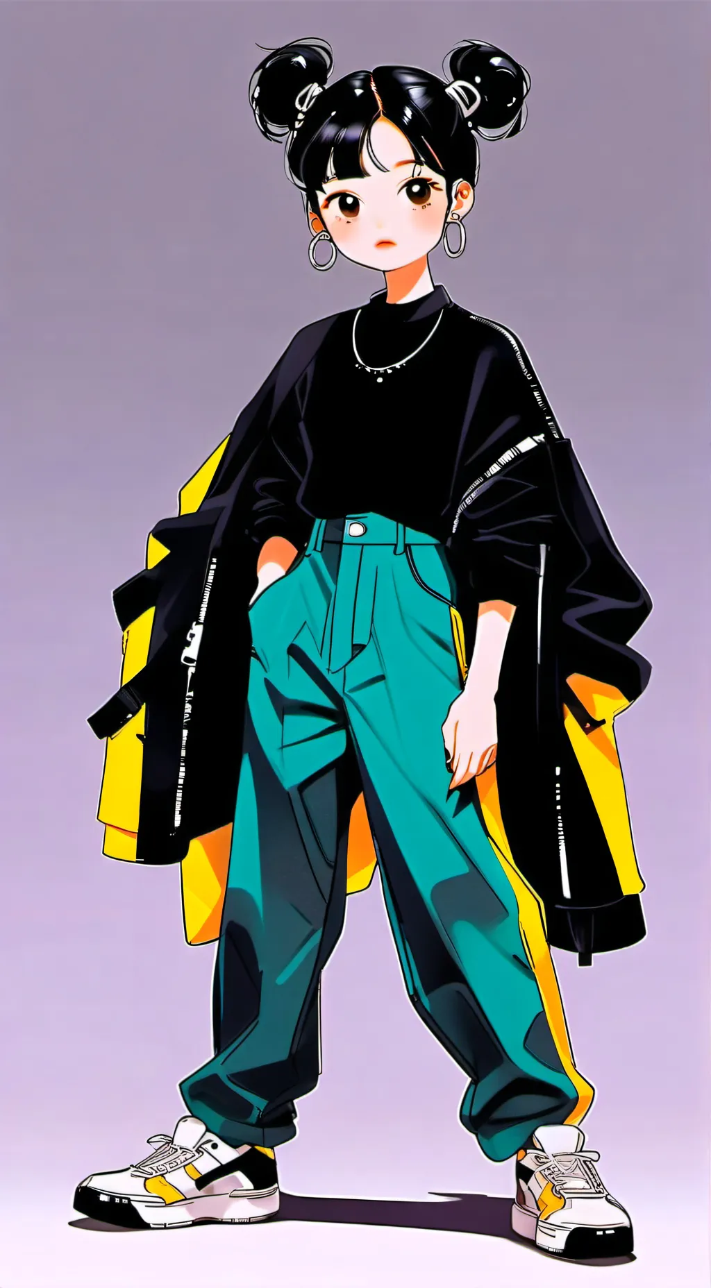 ai character: Zoey background