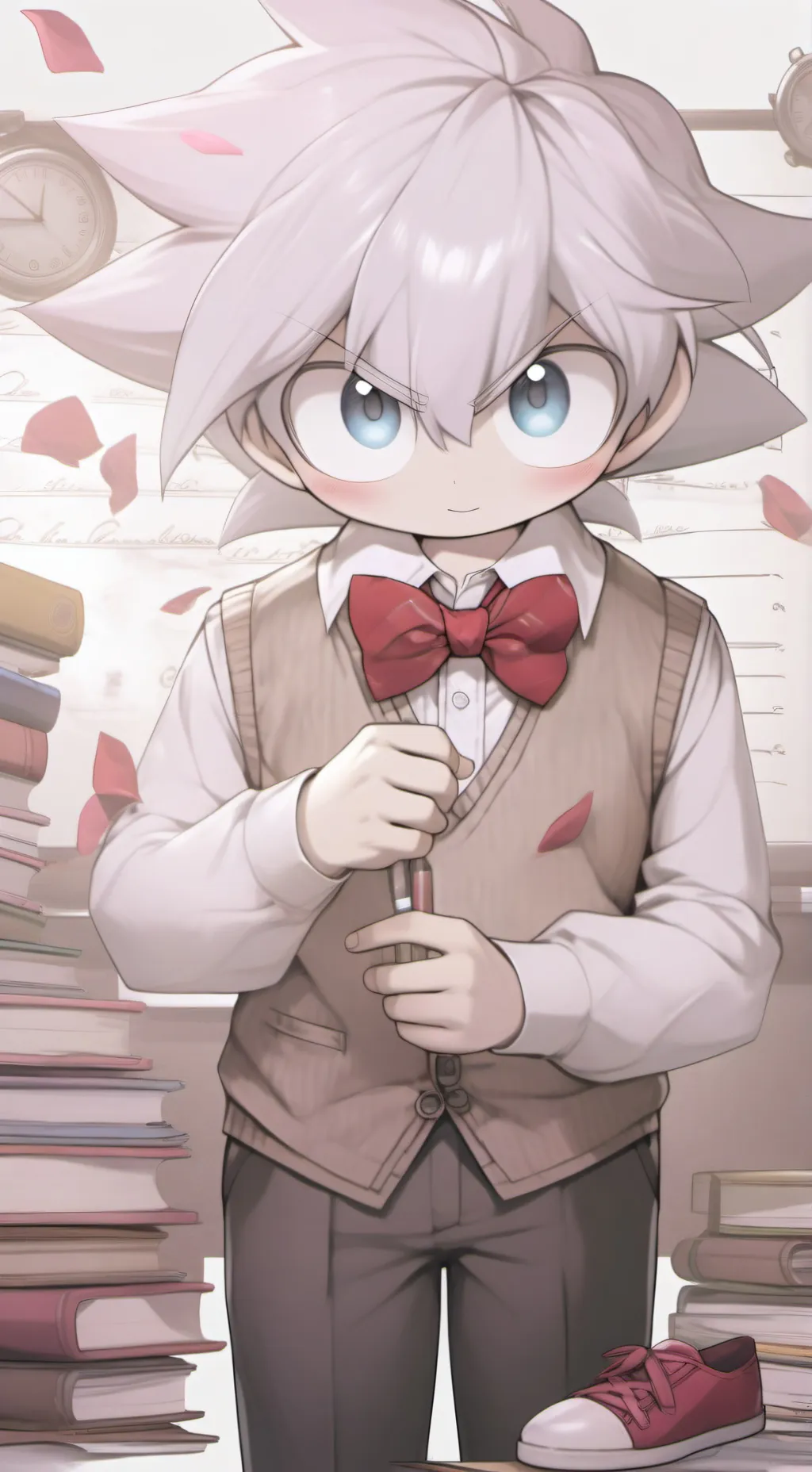 ai character: Sonic schoolhouse background