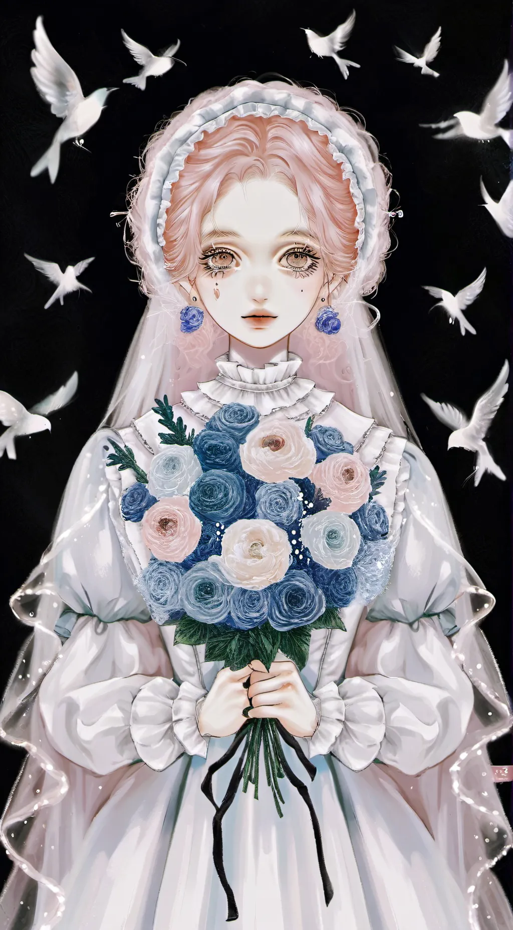 ai character: pajaritos background