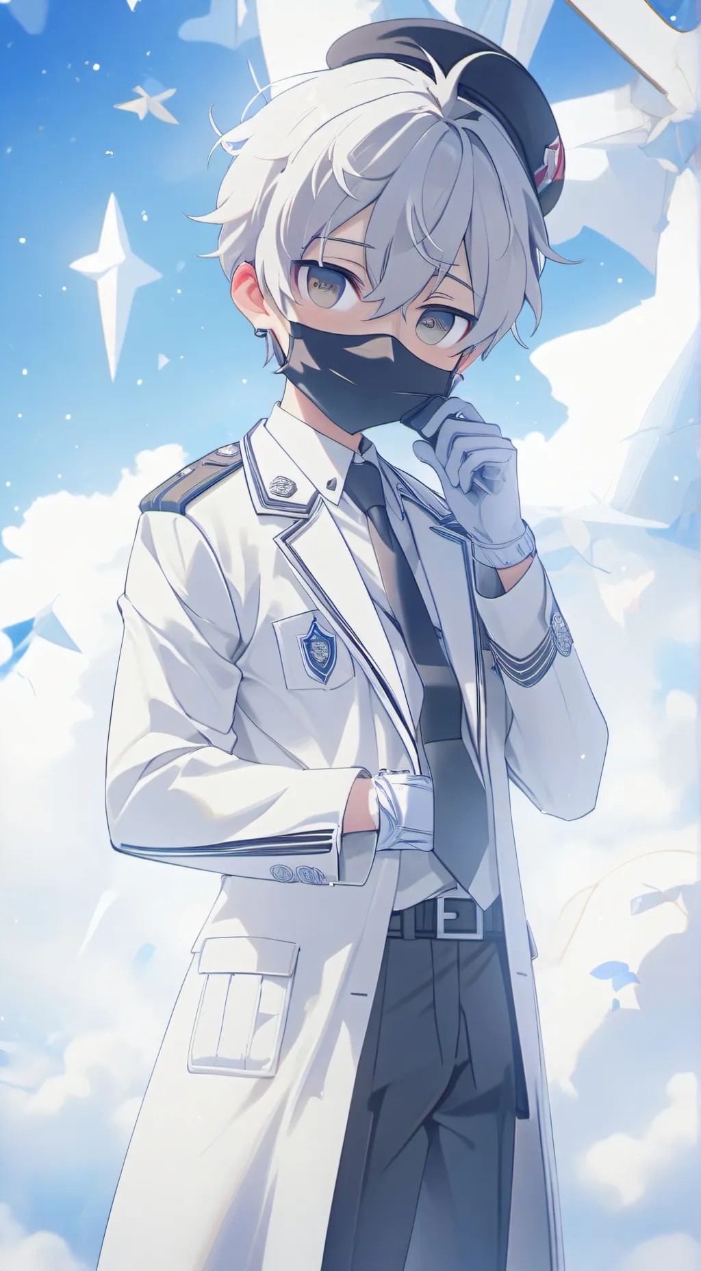 ai character: security guard background