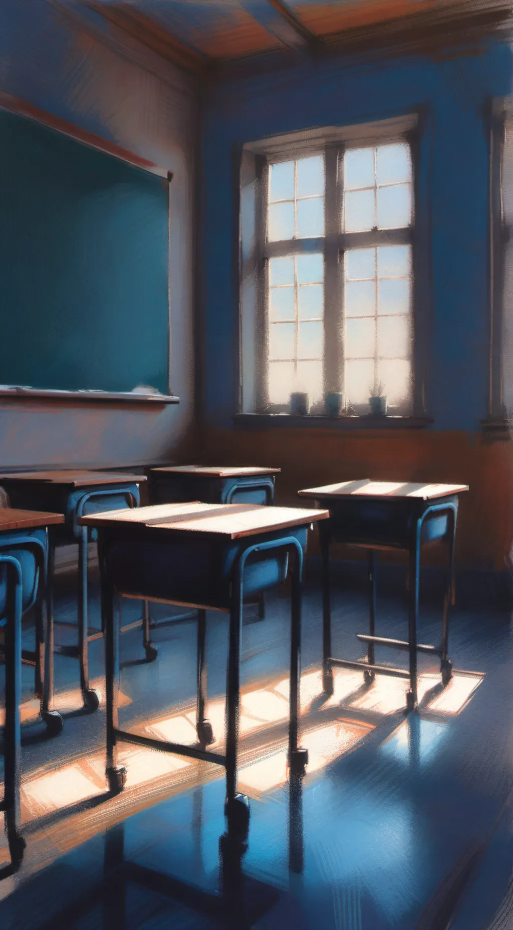 ai character: Swapful school fpe background