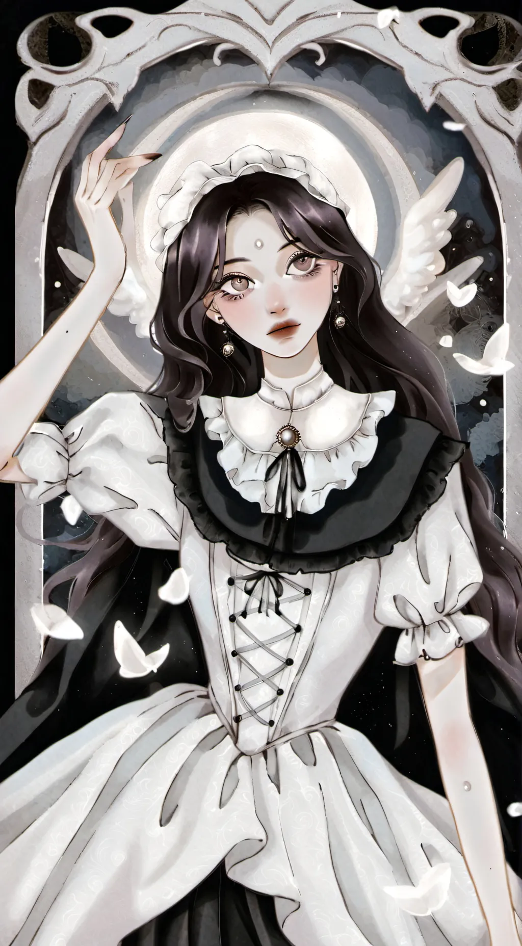 ai character: luna background