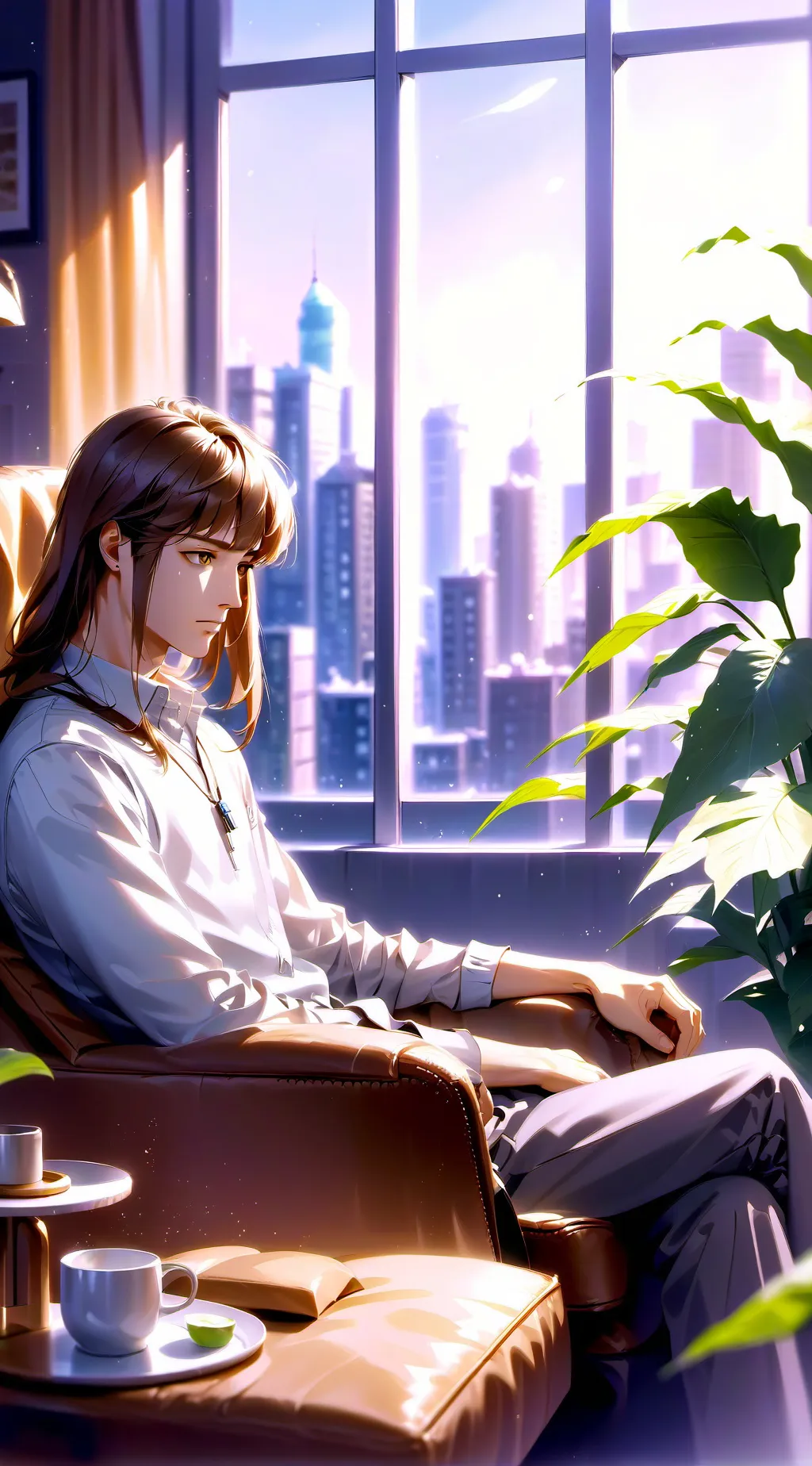 ai character: therapy background