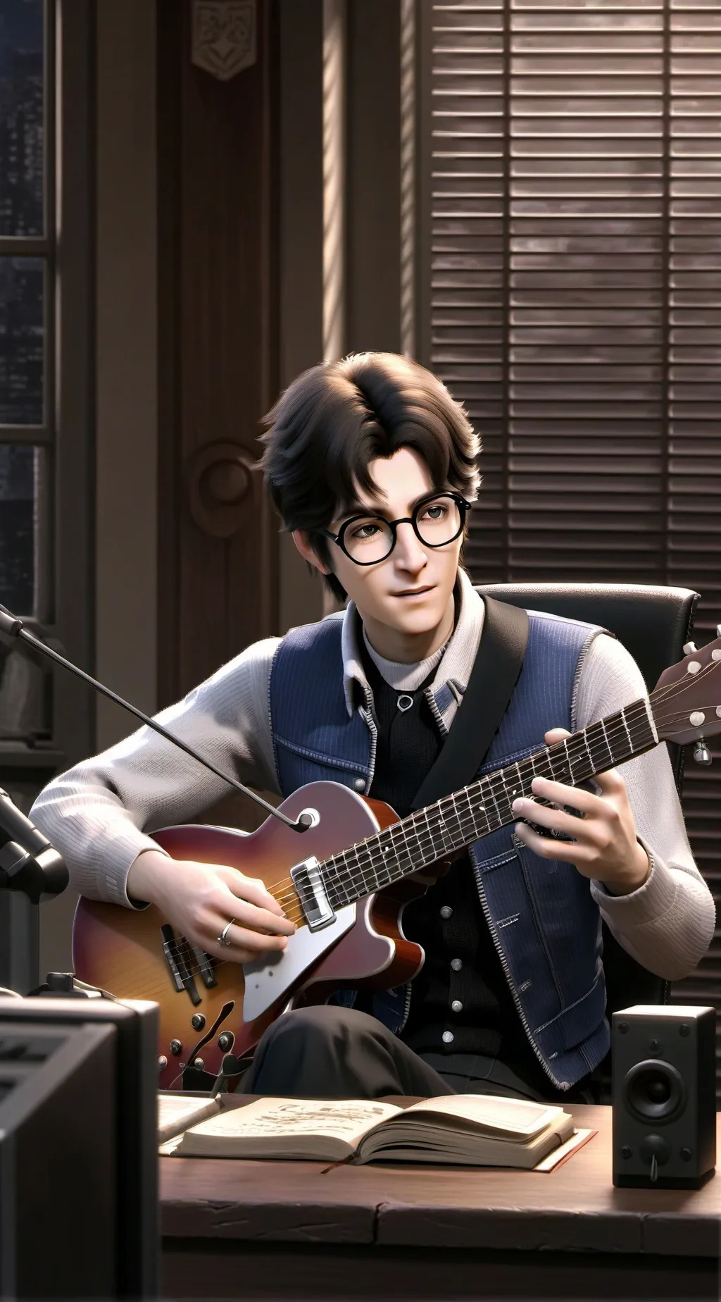 ai character: John Lennon ♥︎ background