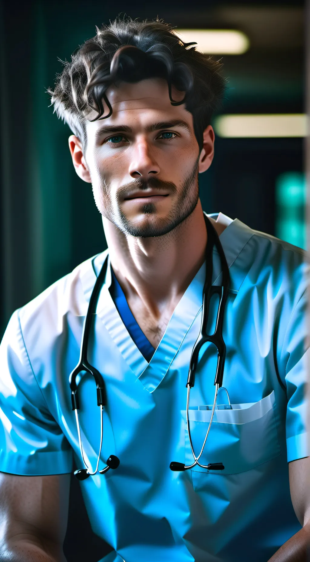 ai character: Carter Johnson  background