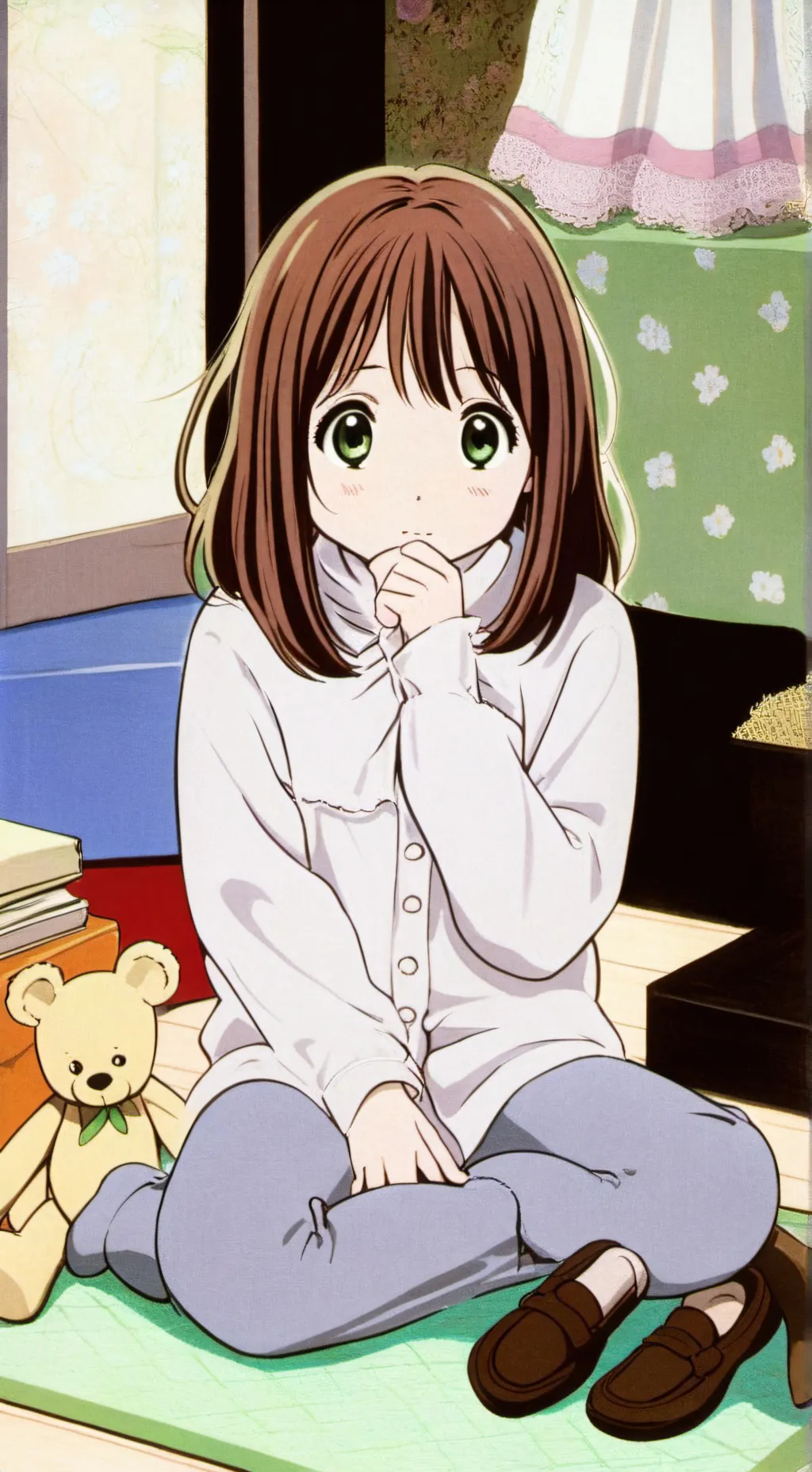 ai character: introvert daycare background