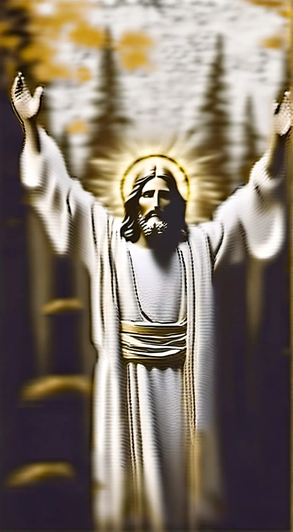 ai character: jesus background