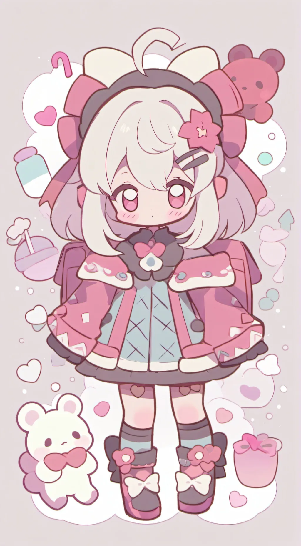 ai character: 頼野奈子 background