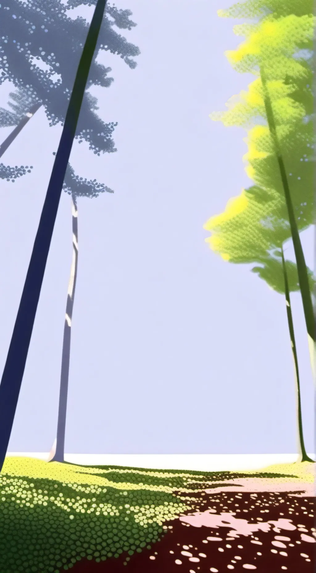 ai character: glitchy background