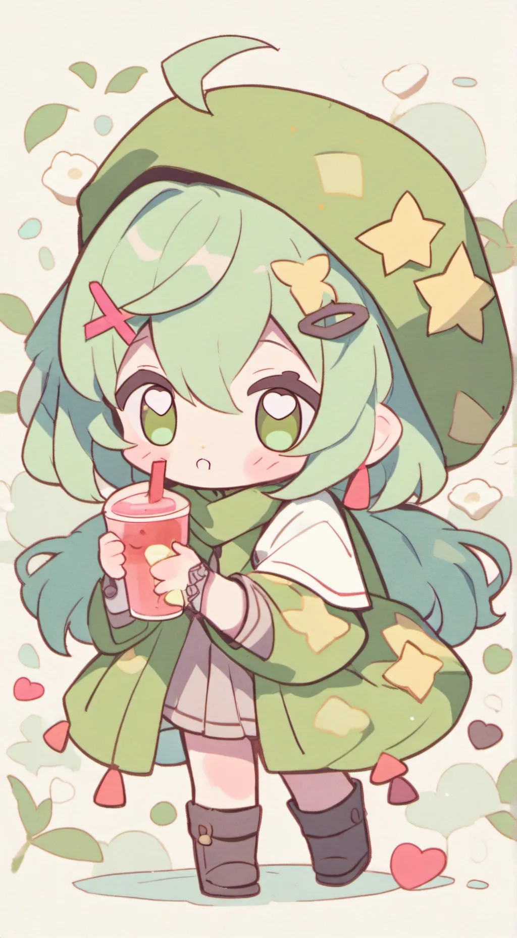 ai character: home alone red arm background