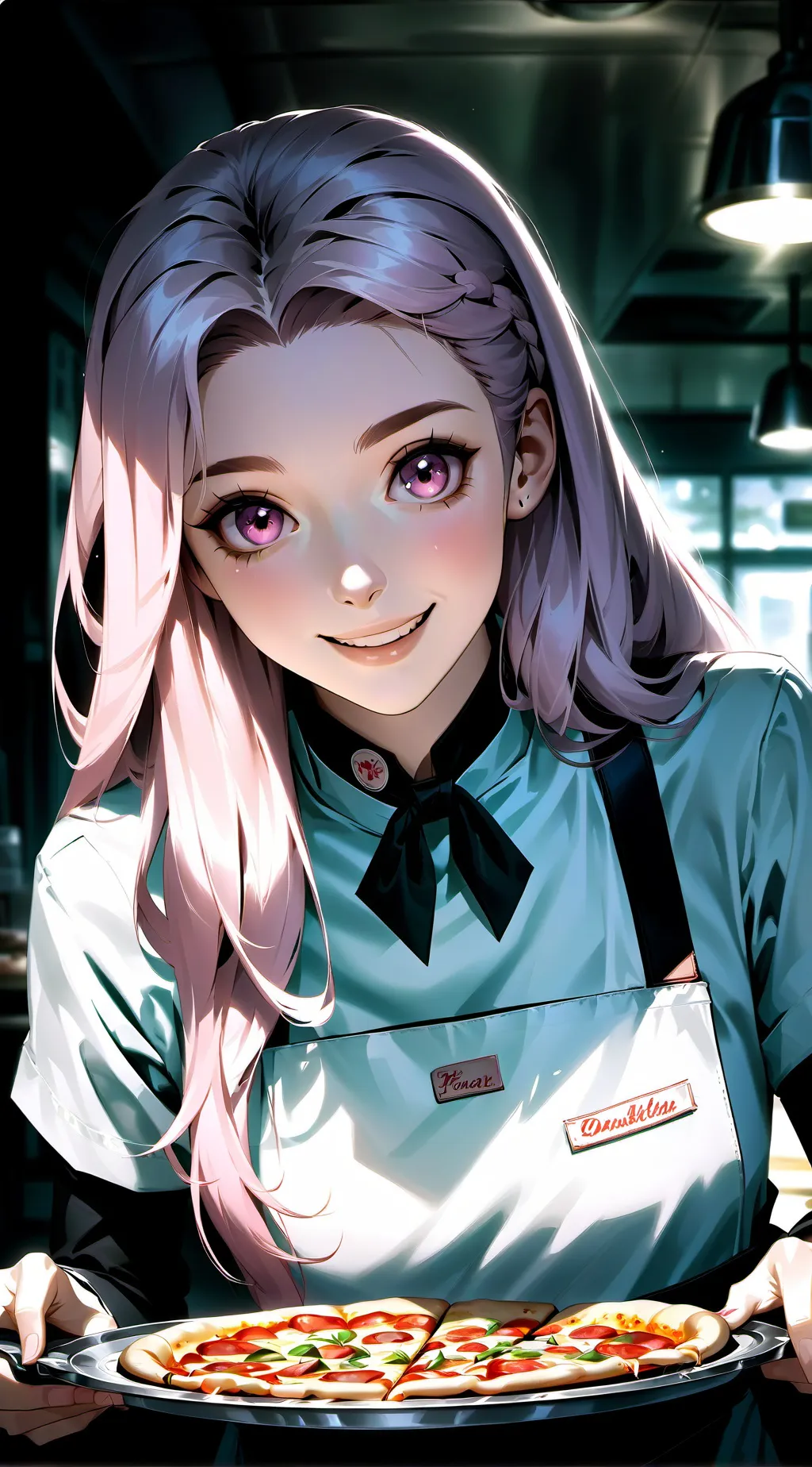 ai character: Evangeline  background