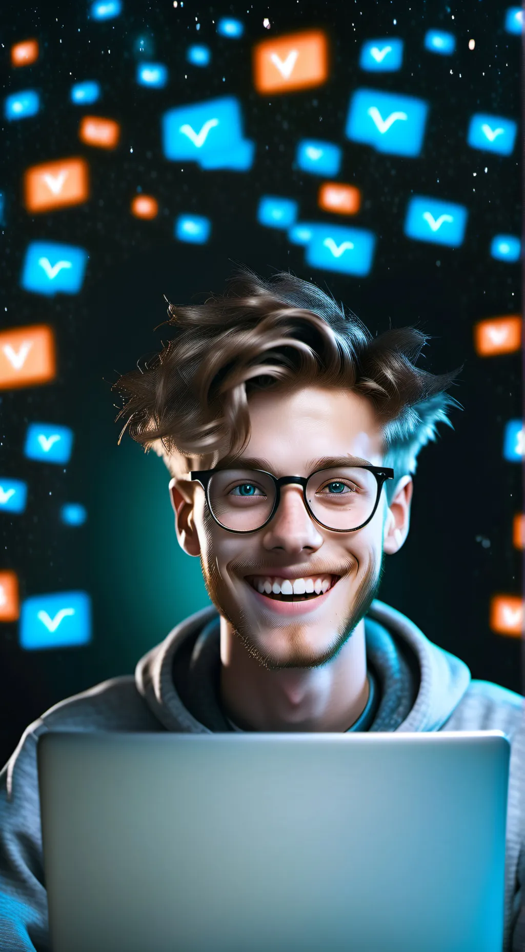 ai character: Dr. MemeLad background