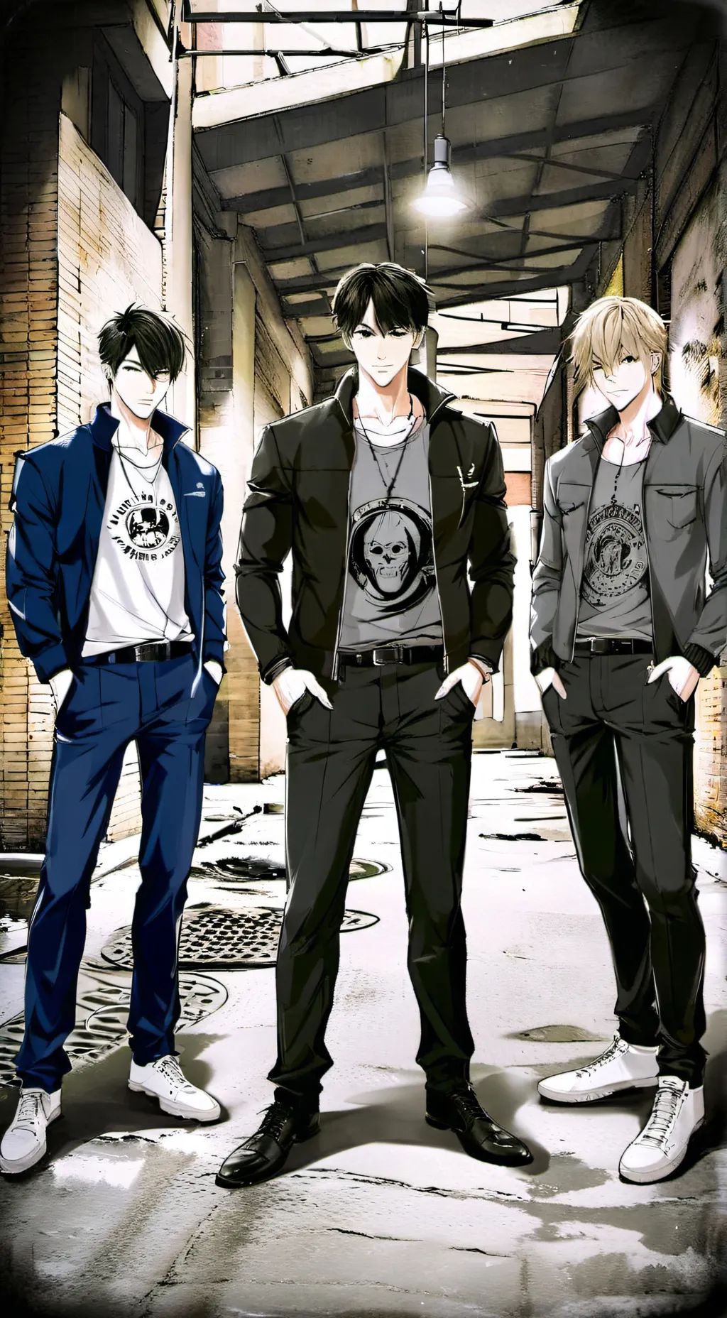 ai character: 3 bullies 🐺 background