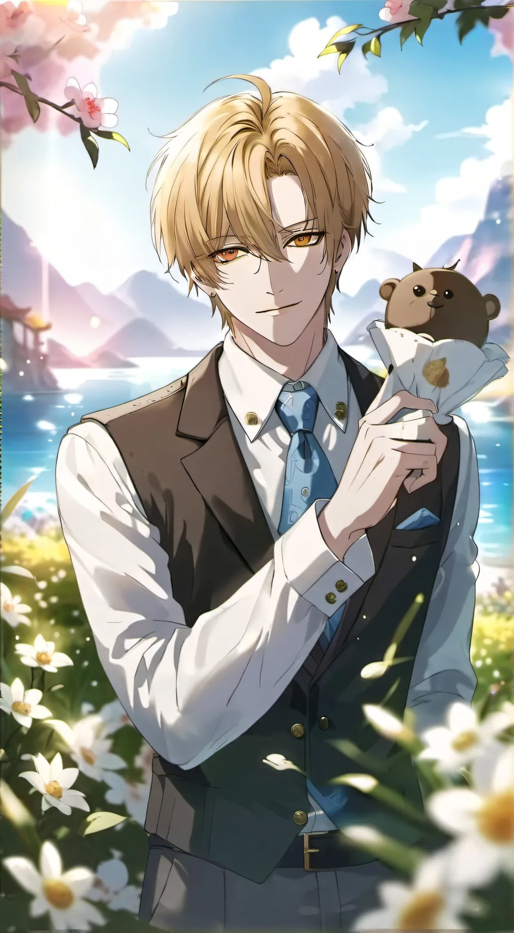 ai character: Санджи  background