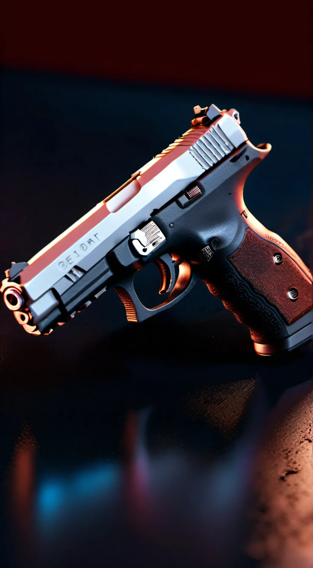 ai character: make gun background