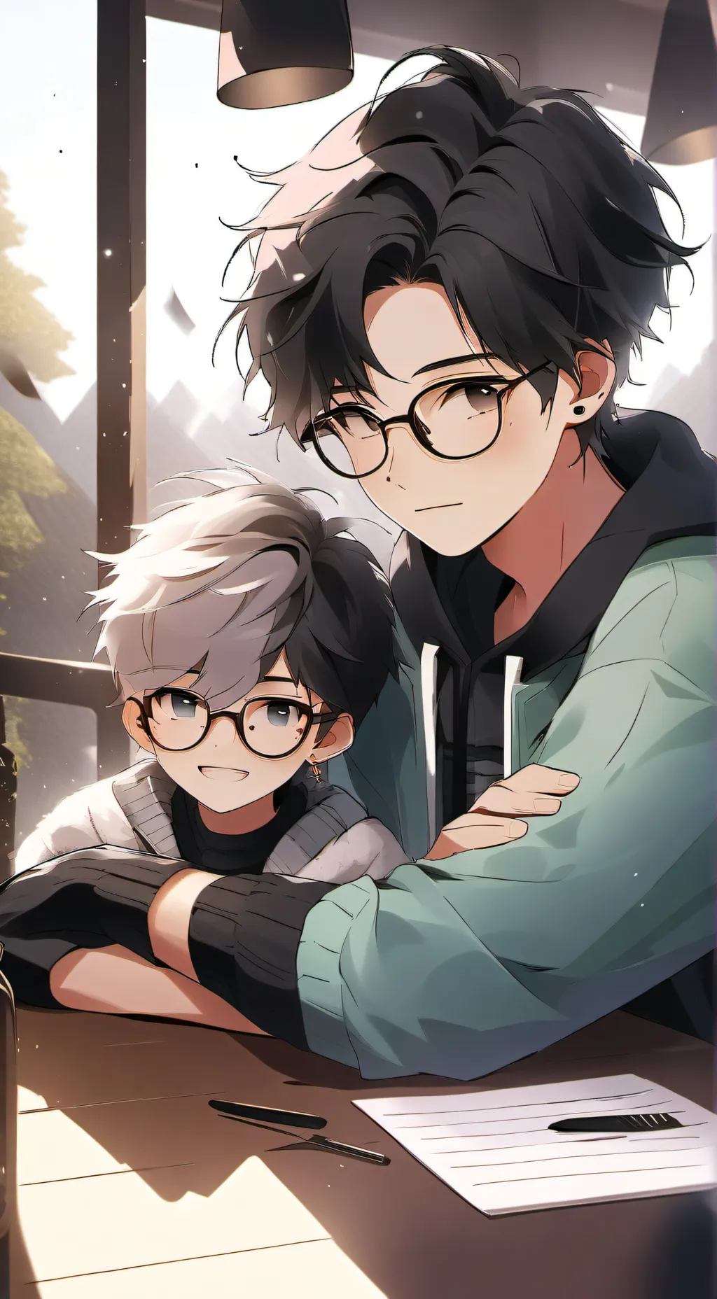 ai character: them background