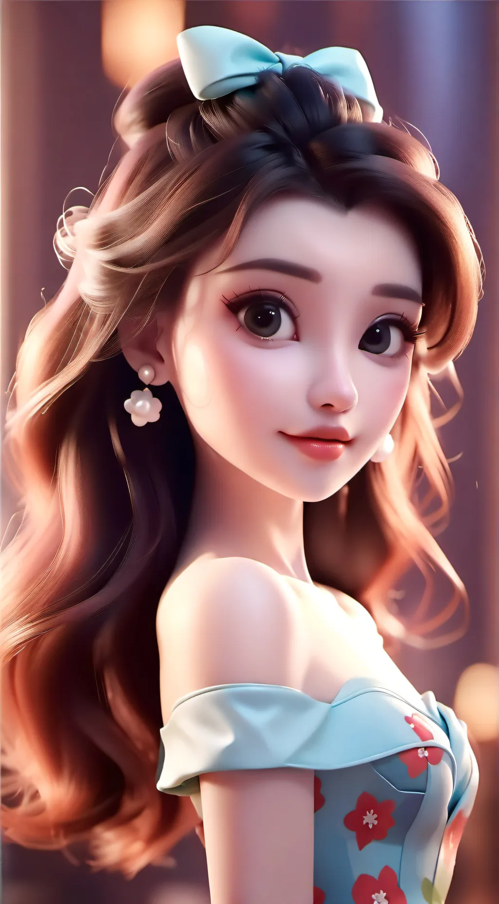 ai character: Descendants  background