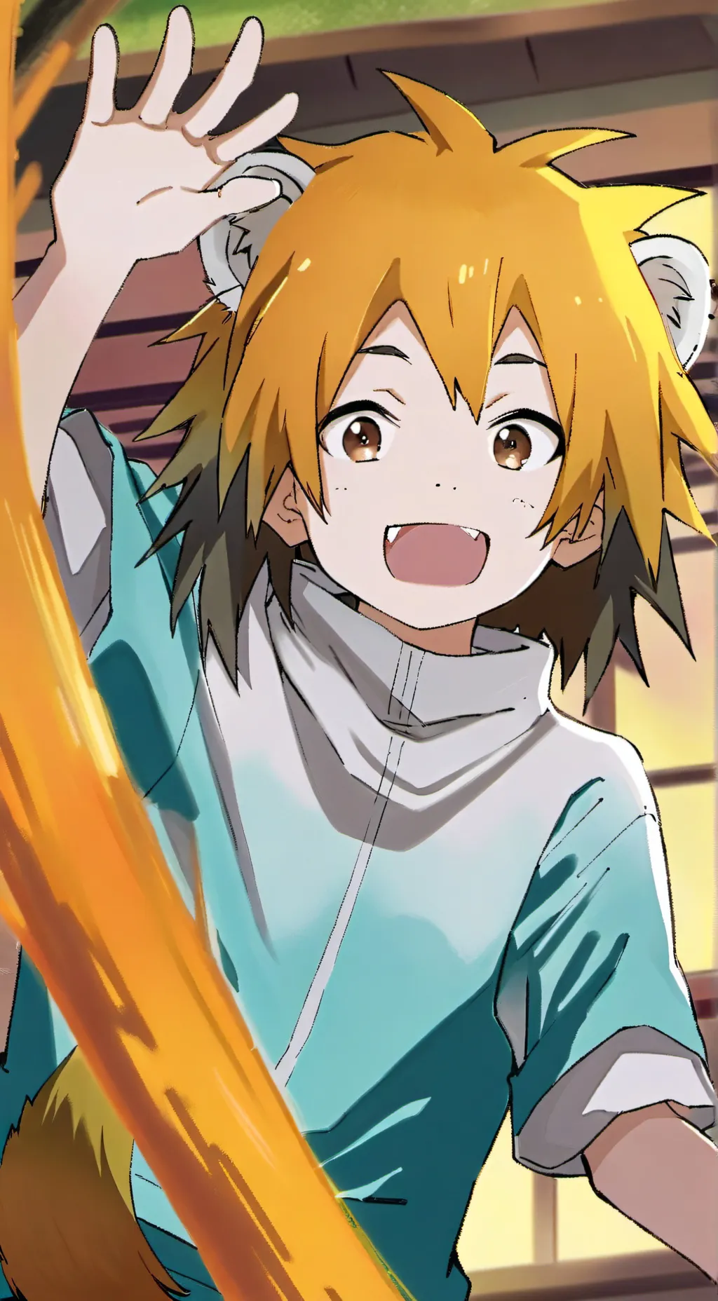 ai character: Grooming Tamarin Spirit background