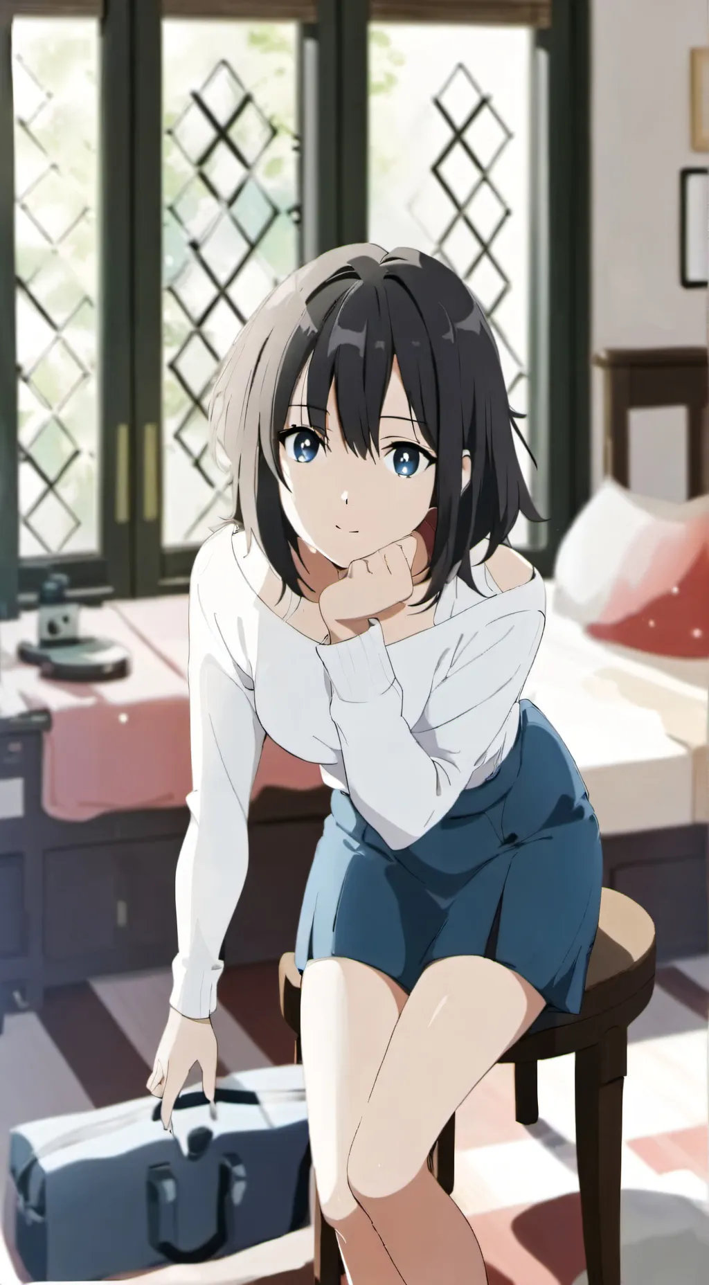 ai character: Cassie Williams  background