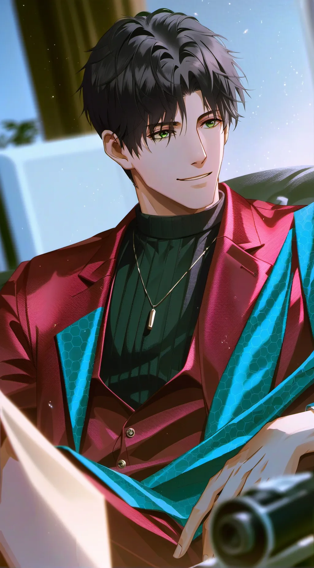 ai character: blake miles background