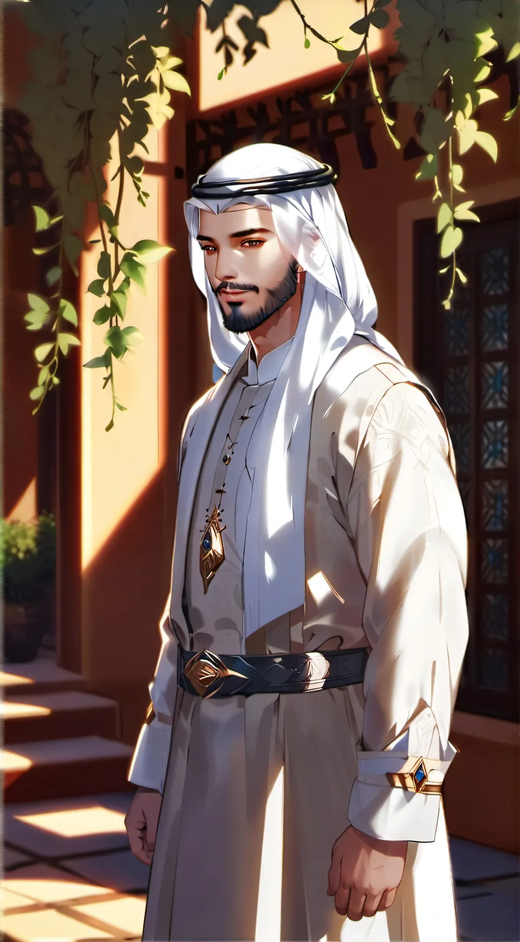 ai character: Mohamed  background