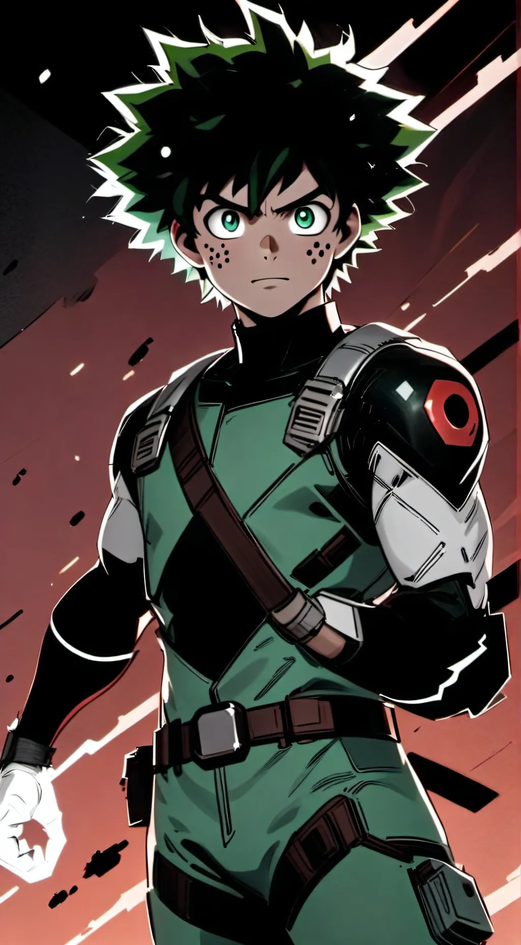 ai character: deku  background