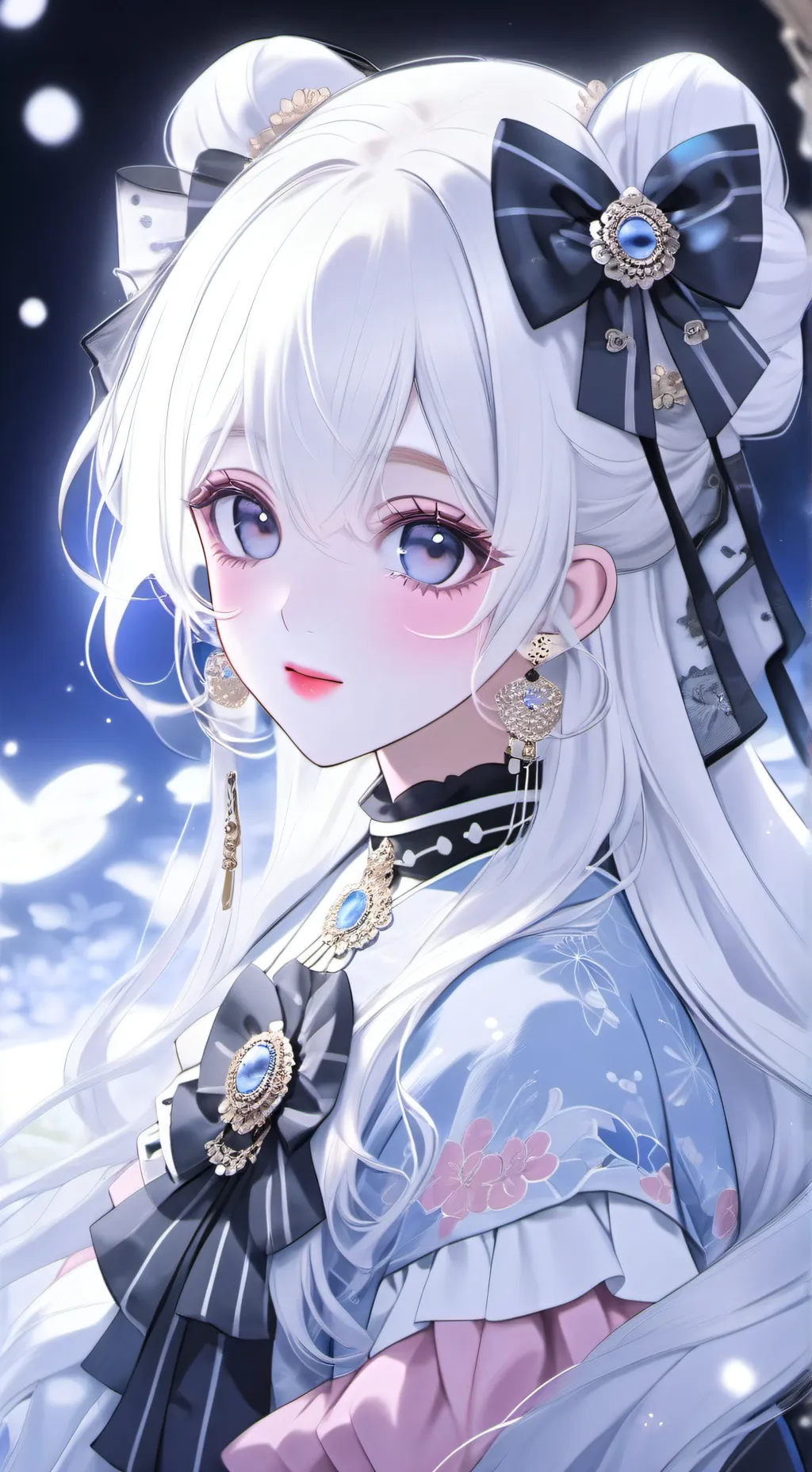 ai character: Moon  background