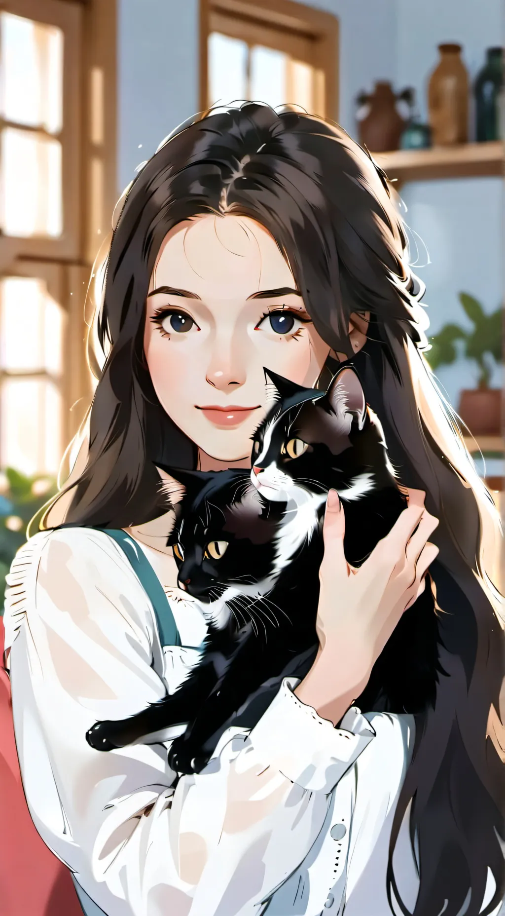 ai character: Joyuri y meowl background